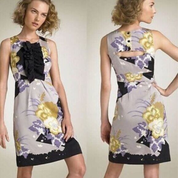 Anthropologie Leifsdottir Quarry Lake Silk Blend Sleeveless Dress - Picture 1 of 6